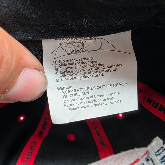 Craftsman Tools Light Up Hat Cap Flashlight LED Lighted Brim Work Wear - Picture 8 of 12